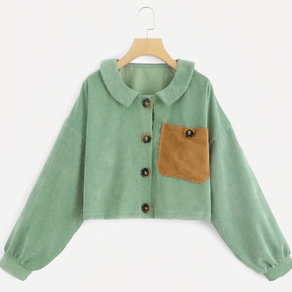 Jackets \u0026 Coats | Mint Green Corduroy 